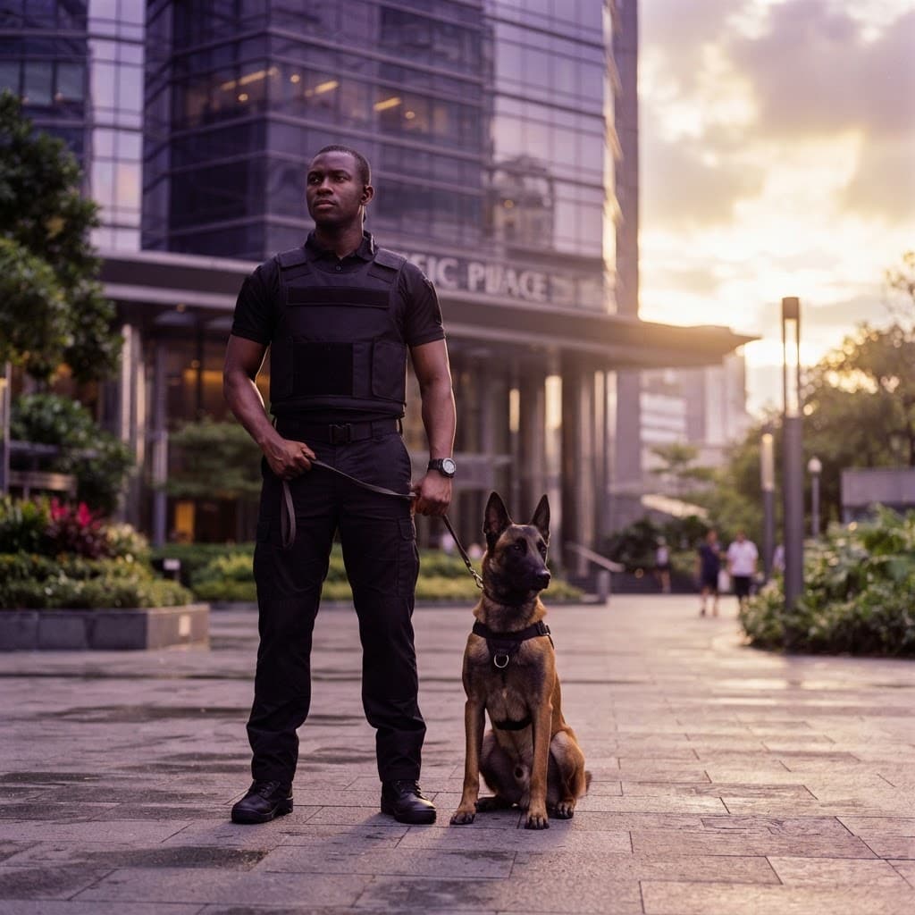 K9 unit on duty